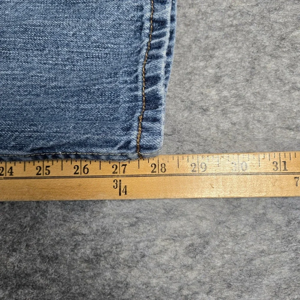 Ecko Unltd Mens Blue Baggy-Fit Y2K Streetwear Denim Jeans 30